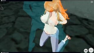 [CM3D2] - One Piece manga, joy with Nami