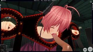 CG MANGA S&M Devil Hotty Bound Sucks Large Ramrod