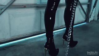 Mutt's Walk POV - Sequel to Leashed Tease Preview - Youthful Female-dominant Kim