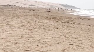 recording me tanning at the beach and I took his camera