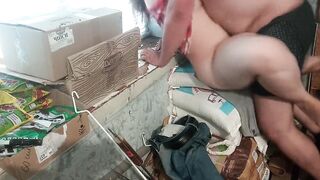 Banged a slut in the back of the store