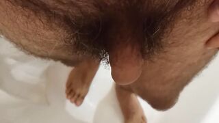 I voided urine my legs. I'd like to pee on your glamorous legs.
