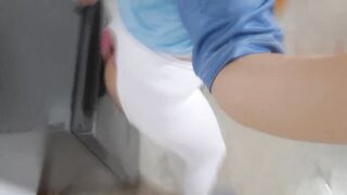 Cute Transgender Gwen Tennyson in Strap getting Anal Screwed throughout her Torn Leggings by Large Sex-toy