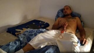 polish chap wanking to climax