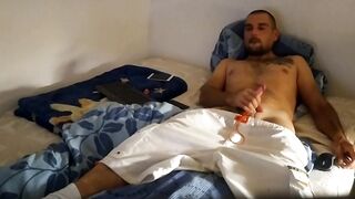 polish chap wanking to climax