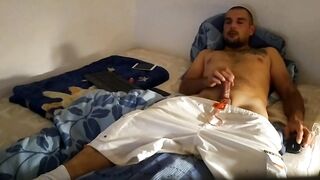 polish chap wanking to climax