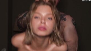 Cute 18yo Beauty Drilled at Home