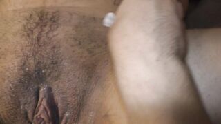 Sissy cuckold cleanup his wife after breeding group sex! Biggest creqampie and ejaculation cleanup