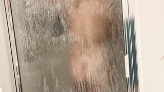 Playing around in the shower then in daybed