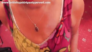 The pleasant Rosemary shows off her sucking and jerking off skill whilst her clueless spouse is at work.