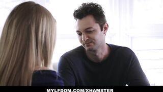 MYLFDOM - Urinated Cuckold Dominates Blond Lewd mother I'd like to fuck