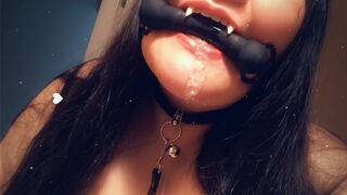 Drooling with my Gag in (Pt. two) ((Cheerful Thanksgiving!))