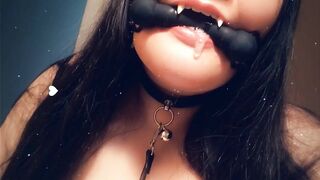 Drooling with my Gag in (Pt. two) ((Cheerful Thanksgiving!))
