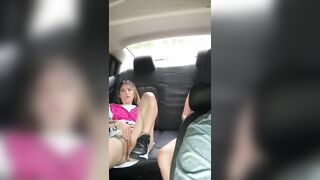 I screw my ally in my boyfriend's car.