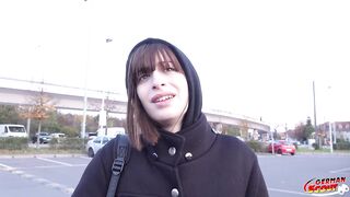 German Scout - Dirtiest Casting Sex Ever with Slender Teen Silvia Soprano in Berlin