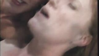 Slutty aged bitch sucks jock during the time that this babe gets her twat filled with wang - aged porn