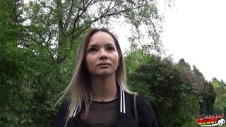 German Scout - Slim teen Monika Celebrated