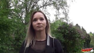 German Scout - Slim teen Monika Celebrated