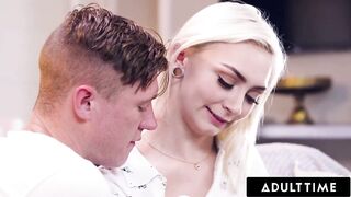 ADULT TIME - Babysitter Chloe Temple Gets Caught Masturbating Whilst On The Phone With Her Boyfriend