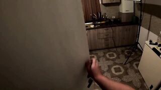 POV Slavery Chair Tease. Tape Gag, Smokin', Buttplug and Double Climax