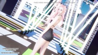 MMD TWICE - I CAN'T STOP ME Seraphine Kpop Dance League of Legends Anime Uncensored 4K 60FPS
