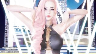 MMD TWICE - I CAN'T STOP ME Seraphine Kpop Dance League of Legends Anime Uncensored 4K 60FPS