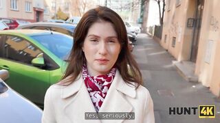 HUNT4K. Hunter picked up a hotty on the street and Drilled her in a store