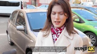 HUNT4K. Hunter picked up a hotty on the street and Drilled her in a store