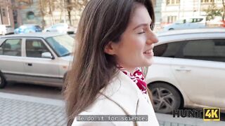 HUNT4K. Hunter picked up a hotty on the street and Drilled her in a store