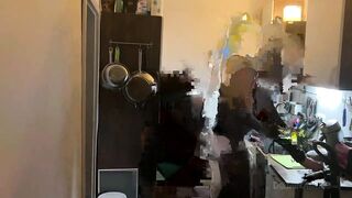 Kitchen Fisting Frenzy - Aged Harlots Stretched Wide Open