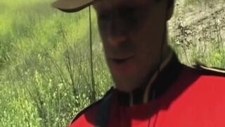 Older Brunette hair mother I'd like to fuck Sucks and Rides Knob Outdoors