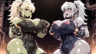A matter of joke Tits with Demons, Ai Animation