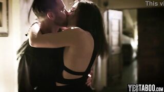 Concupiscent teen seduces a aged dude at a party into banging her hardcore