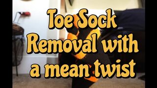 U Thought I'd Be Good, Toe Sock Tease