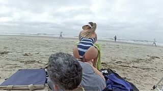 I won't leave until u cum in my butt! Anal creampie in front of everybody.