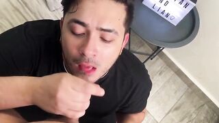Str8 dude discovers that his most good ally is homo and gives a decision to experiment screwing his butt for the 1st time when his wife is not at home and enjoys it so much that this guy leaves all his cum in her butt