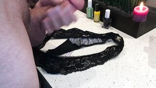  victoria's secret pants make me cum thick