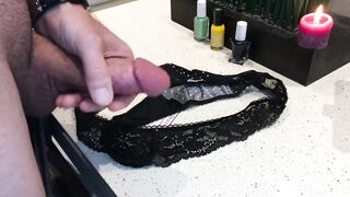  victoria's secret pants make me cum thick