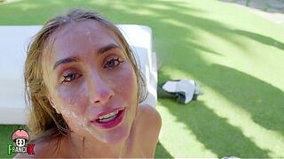 Lily Phillips Outdoor Blowbang – Nonstop Rods & Giant Cum