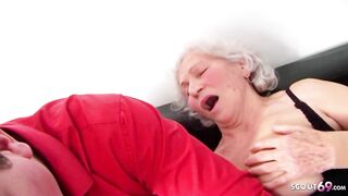 LARGE TITTIES GERMAN GRANNY, 81yr OLD ENTICED TO SCREW BY GUARDIAN