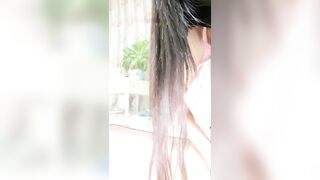 Young Lesbian Long Dildo Vibrator Chinese Webcam 20200114-2
