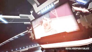 Rocky Emerson vs Sofie Marie rough lesbian wrestling fight