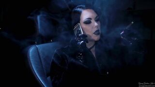 The Serpent's Kiss II: Dominion - Vampire Smokin' Seductress in Latex Preview - Youthful Bitch goddess Kim