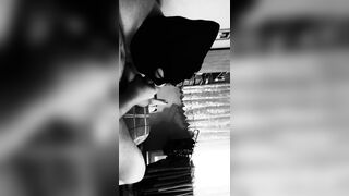 Pliant big beautiful woman gives oral job to her owner with a tiny cock