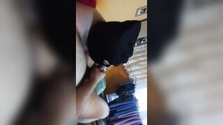Obese mother I'd like to fuck gives oral to tiny dick until jizz flow