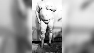 Bulky mother I'd like to fuck disrobes in nature's garb in the basement, showing off her large booty and curvy figure