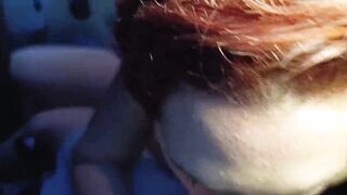 Pumping pedal Giving him a head I masturbate and masturbate him with my feet