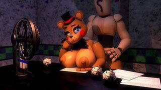 toy freddy loves to be slapped in the butt [with sound]