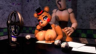 toy freddy loves to be slapped in the butt [with sound]