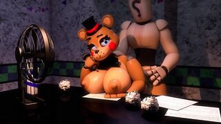 toy freddy loves to be slapped in the butt [with sound]